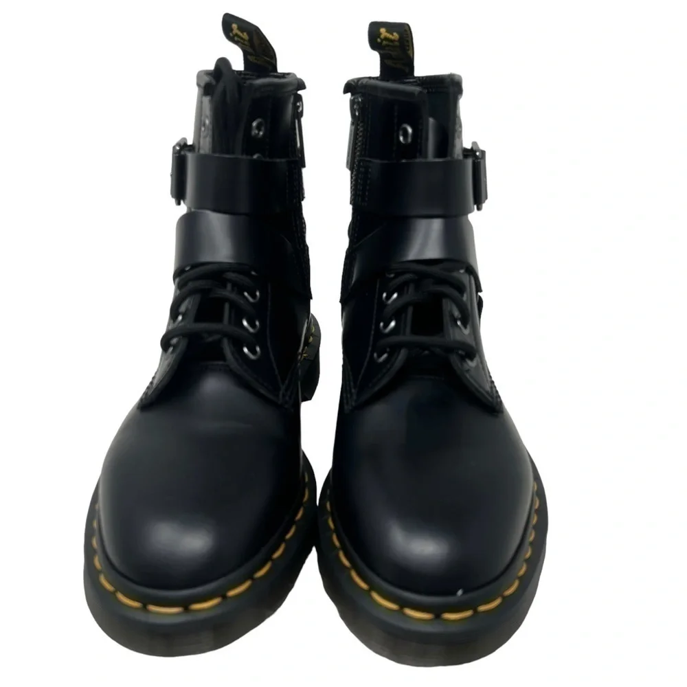 Dr. Martens Black Combat Boots - Picture 7 of 11